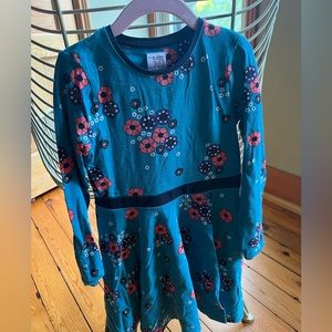 Polarn O Pyret long sleeved flair dress. Age 6-8